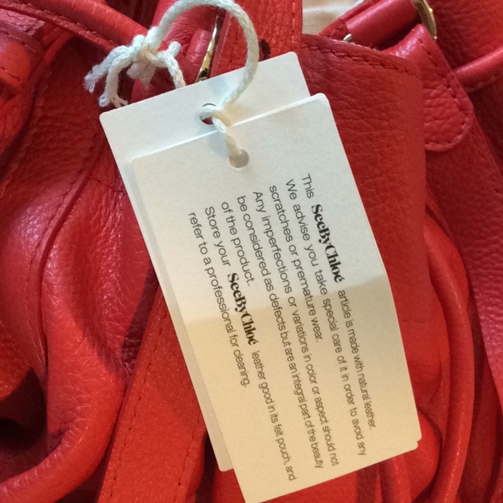 SEE by CHLOE bucket purse with adjustable strap - Picture 10 of 11